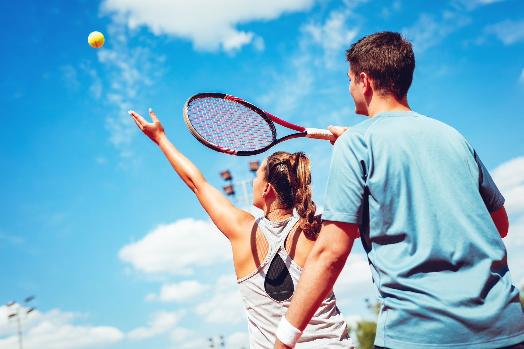 Be a tennis coach